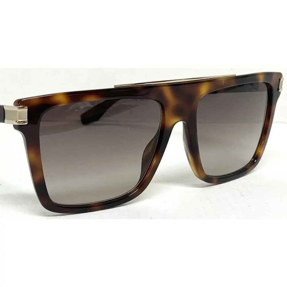 Marc Jacobs MARC 568/S Tortoise Havana Flat-Top Square Sunglasses Brown Gradient